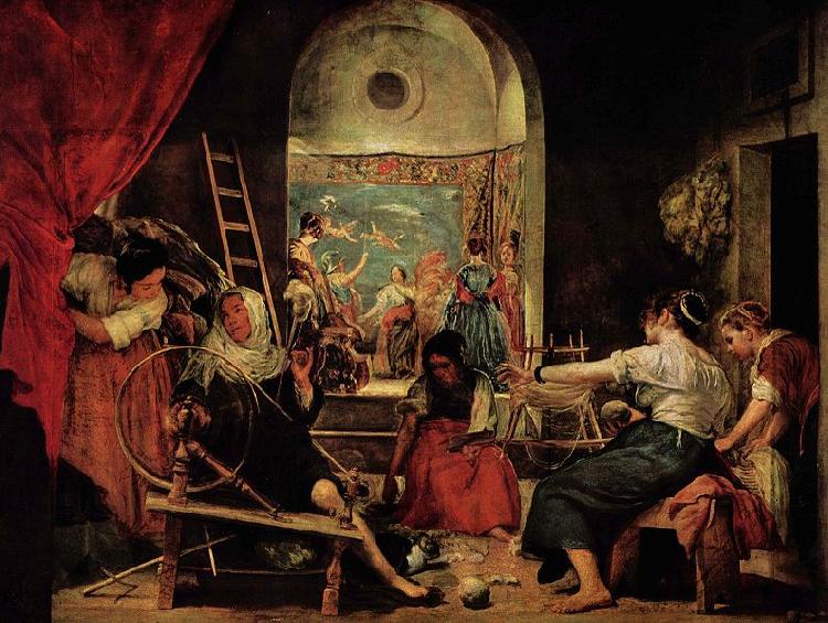 Diego Velazquez Die Spinnerinnen oil painting image